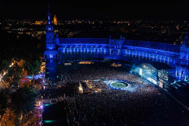 Impacto de Jamiroquai, The Prodigy y Sting en la demanda hotelera de Sevilla julio 2026